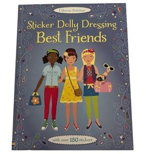 NEW‎ Usborne Sticker Dolly Dressing Best Friends Book with over 150 Stickers